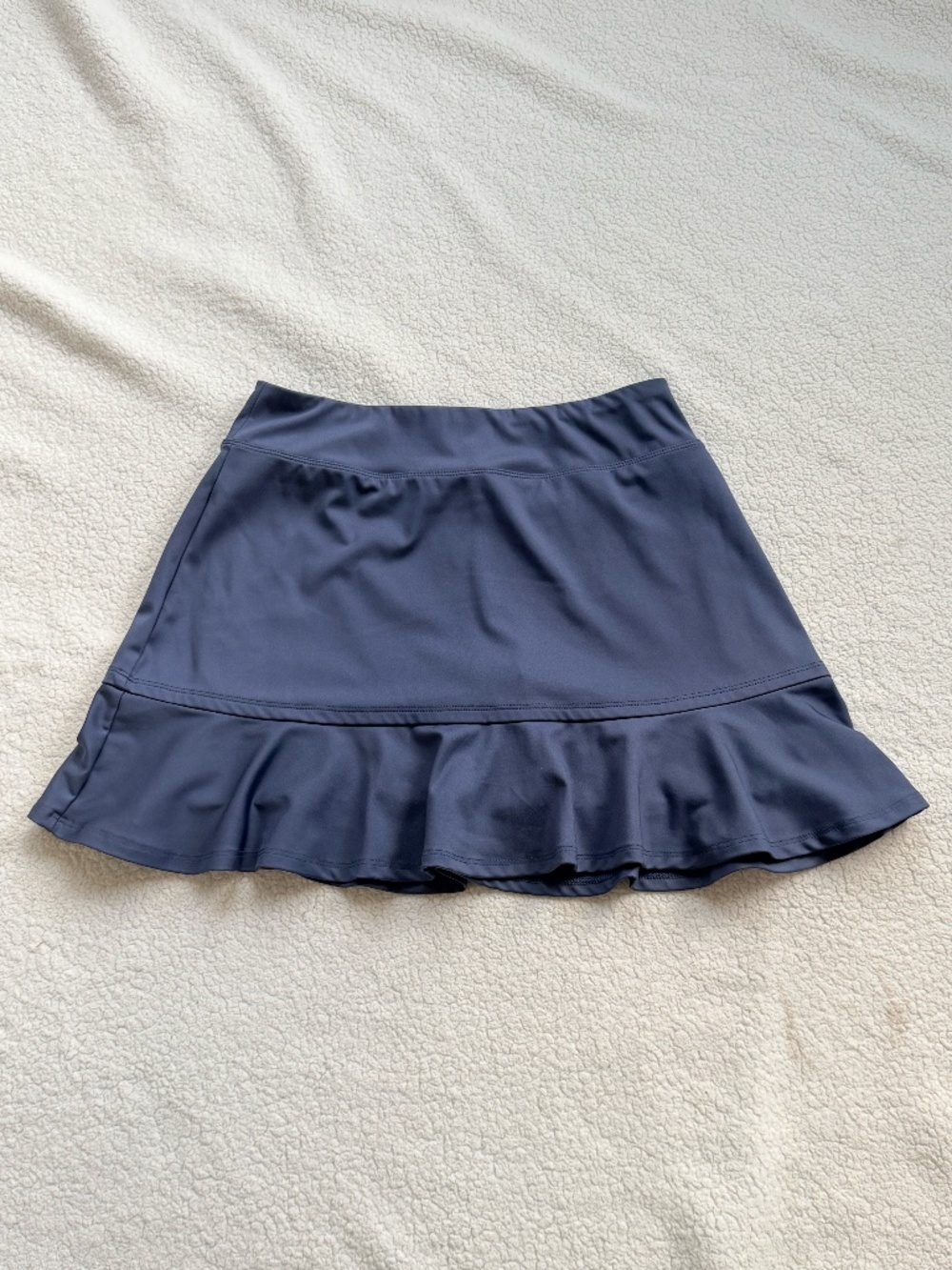 Tommy Bahama Golf Skort Women’s Small Navy Blue Ruffle Hem Built-In Shorts Stret